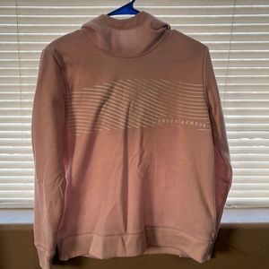 Pink under armour hoodie